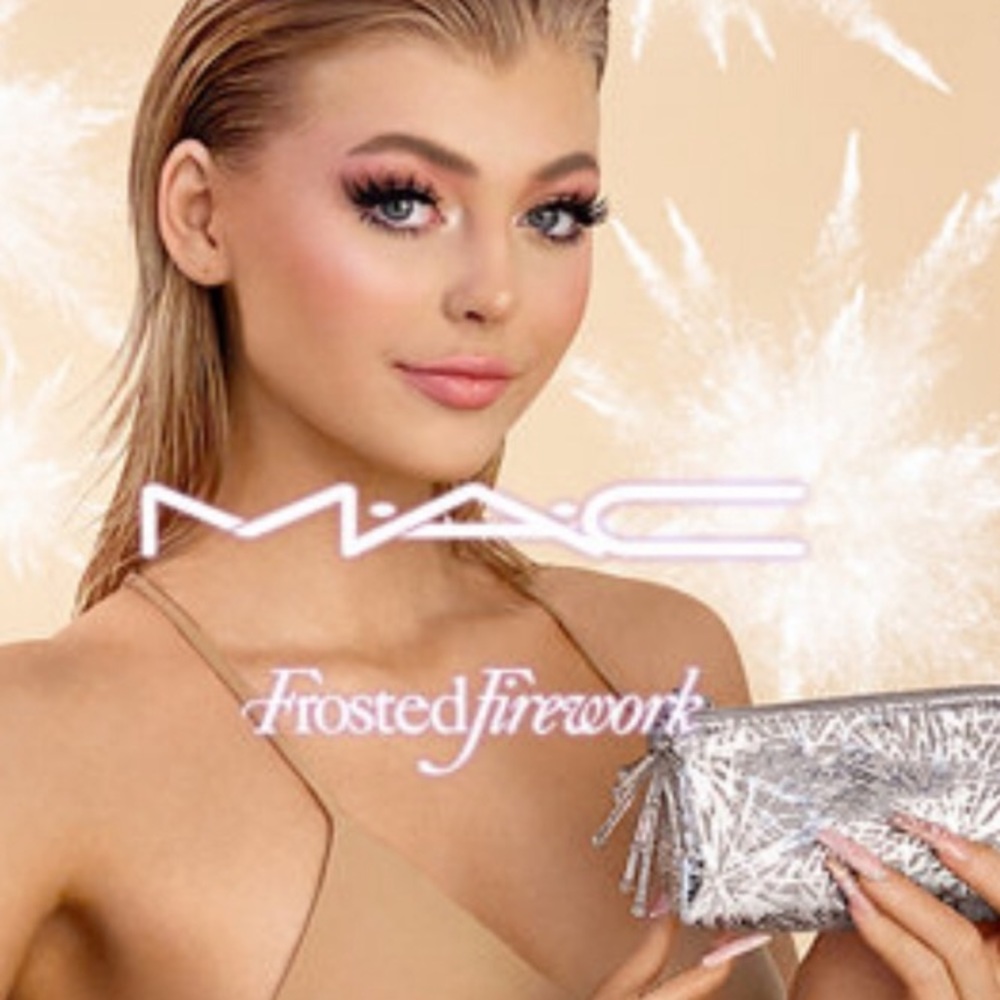 🌙MAC Frosted Firework Cosmetic Bag🌙 - Picture 2 of 5